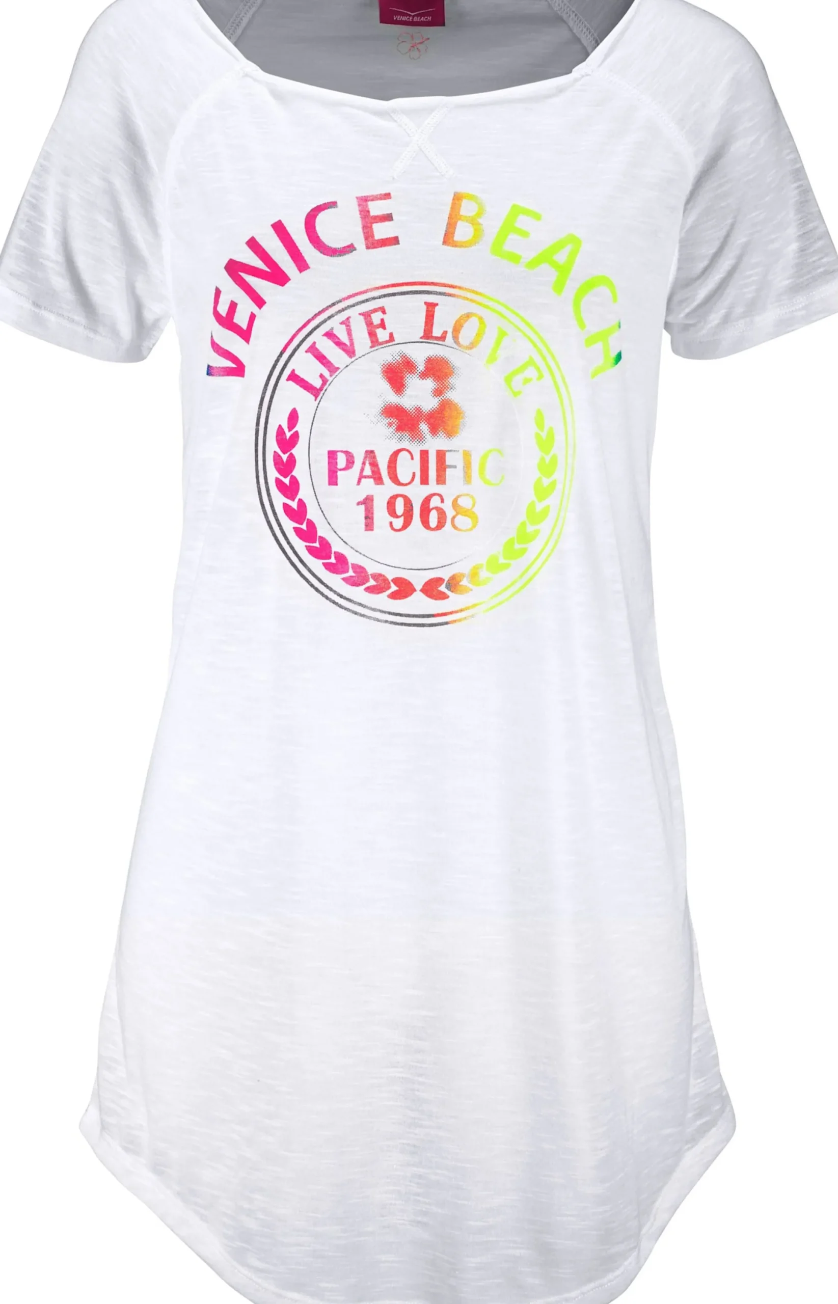 Shirts|Venice Beach Longshirt weiß