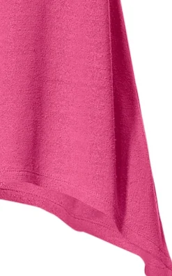 Shirts|heine Longshirt aus Bourette-Seide pink