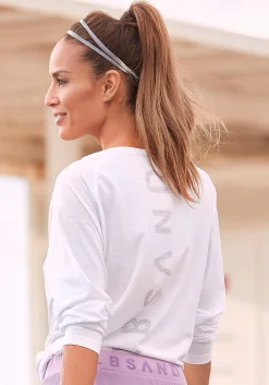 Strandmode|Elbsand Longsleeve weiß