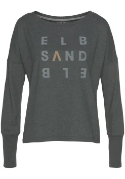Strandmode|Elbsand Longsleeve anthrazitmeliert