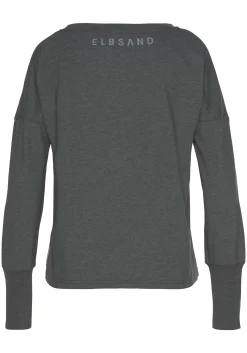 Strandmode|Elbsand Longsleeve anthrazitmeliert