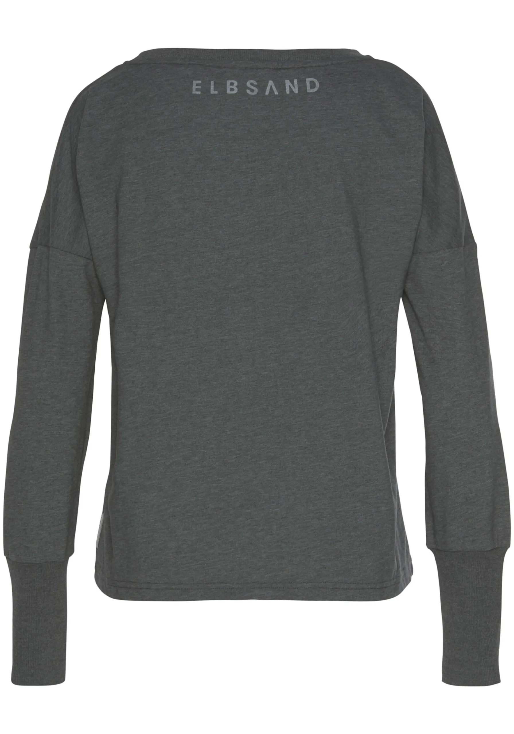 Strandmode|Elbsand Longsleeve anthrazitmeliert