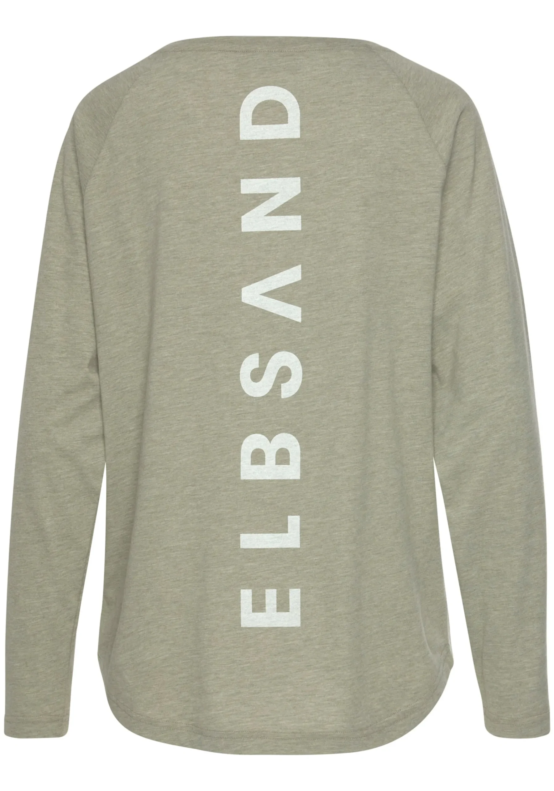 Strandmode|Elbsand Longsleeve grünmeliert