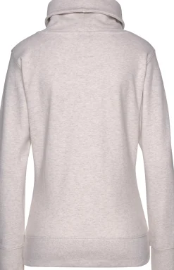 Homewear|Homewear| Longsweatshirt beige-meliert