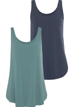 Shirts|LASCANA Longtop mint,navy