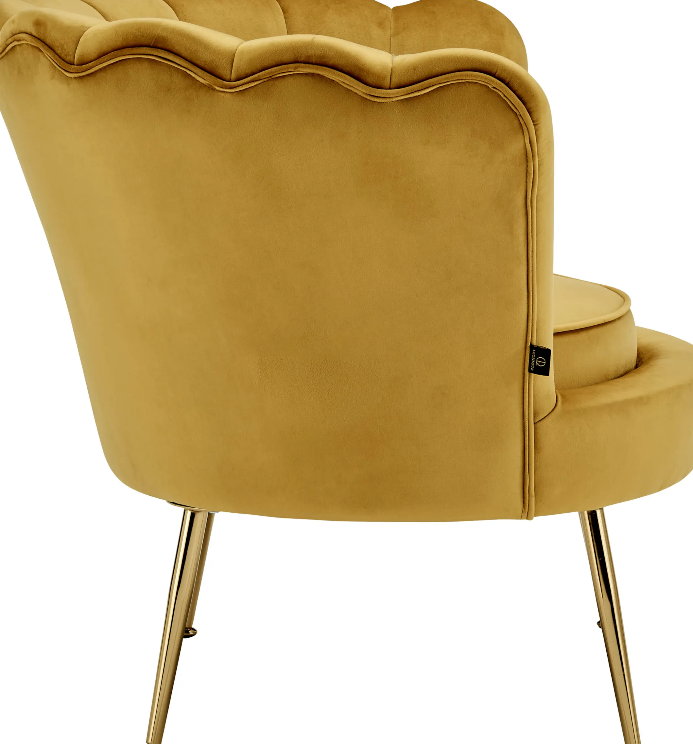 Sessel|Leonique Loungesessel goldfarben
