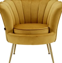 Sessel|Leonique Loungesessel goldfarben