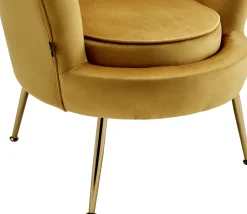 Sessel|Leonique Loungesessel goldfarben