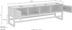 Side- & Highboards|Home affaire Lowboard honigfarben