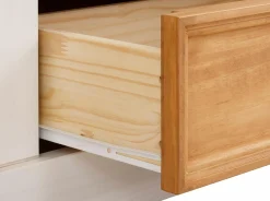Side- & Highboards|Home affaire Lowboard weiß/natur
