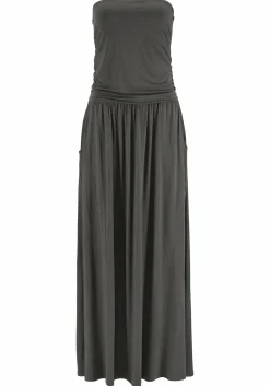 Kleider|LASCANA Maxikleid khaki