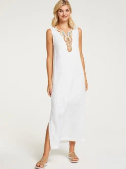 Kleider|heine Maxikleid weiß
