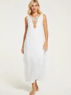 Kleider|heine Maxikleid weiß