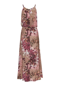 Strandkleider|Kleider|LASCANA Maxikleid taupe-beerebedruckt