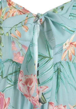 Kleider|LASCANA Maxikleid türkisbedruckt