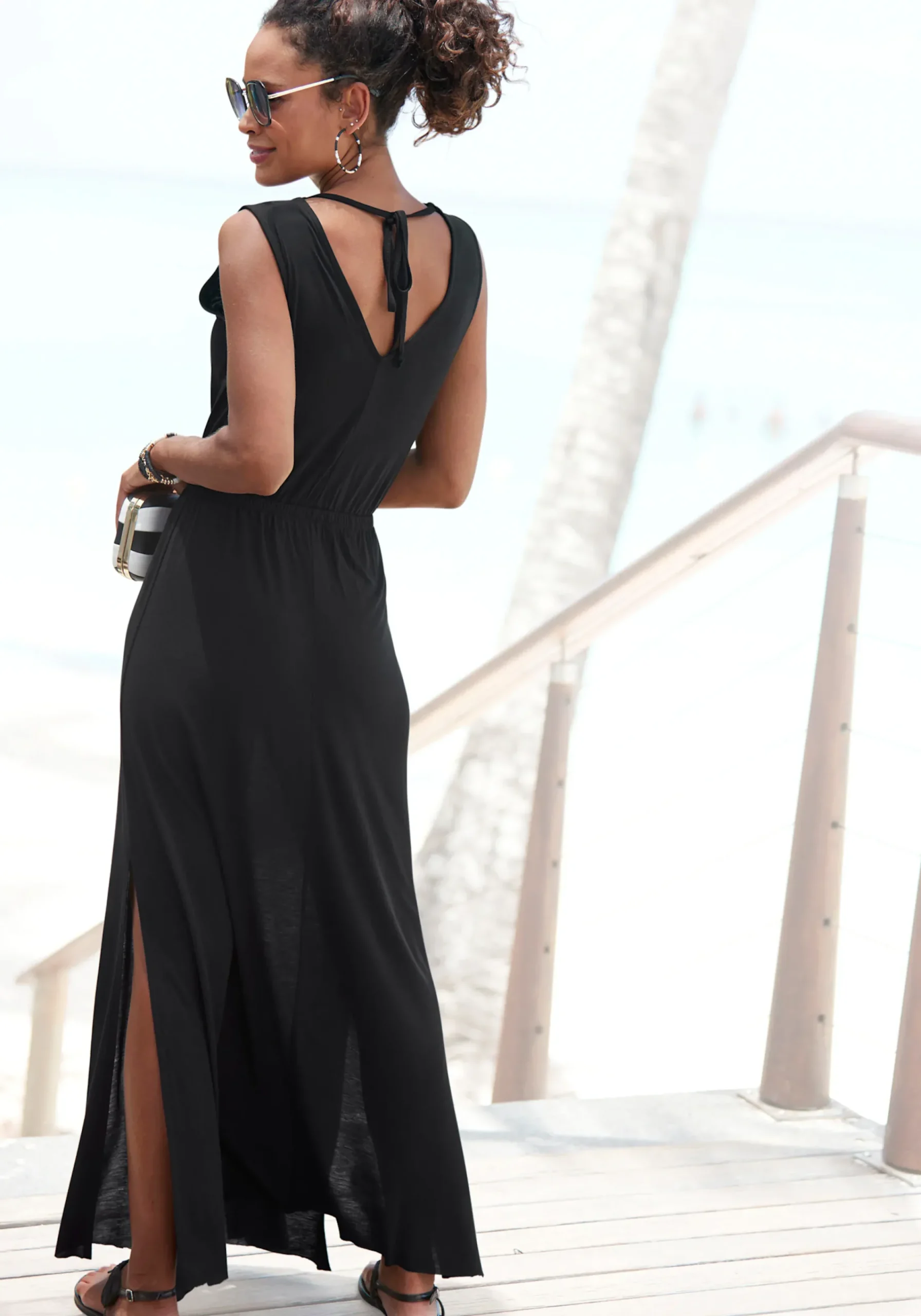 Kleider|Buffalo Maxikleid schwarz