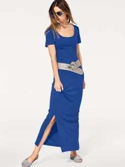 Basics|Kleider|heine Maxikleid royalblau