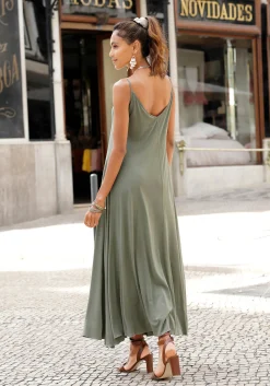 Kleider|Buffalo Maxikleid khaki