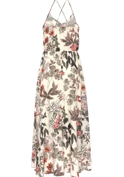 Strandkleider|Kleider|LASCANA Maxikleid sandbedruckt