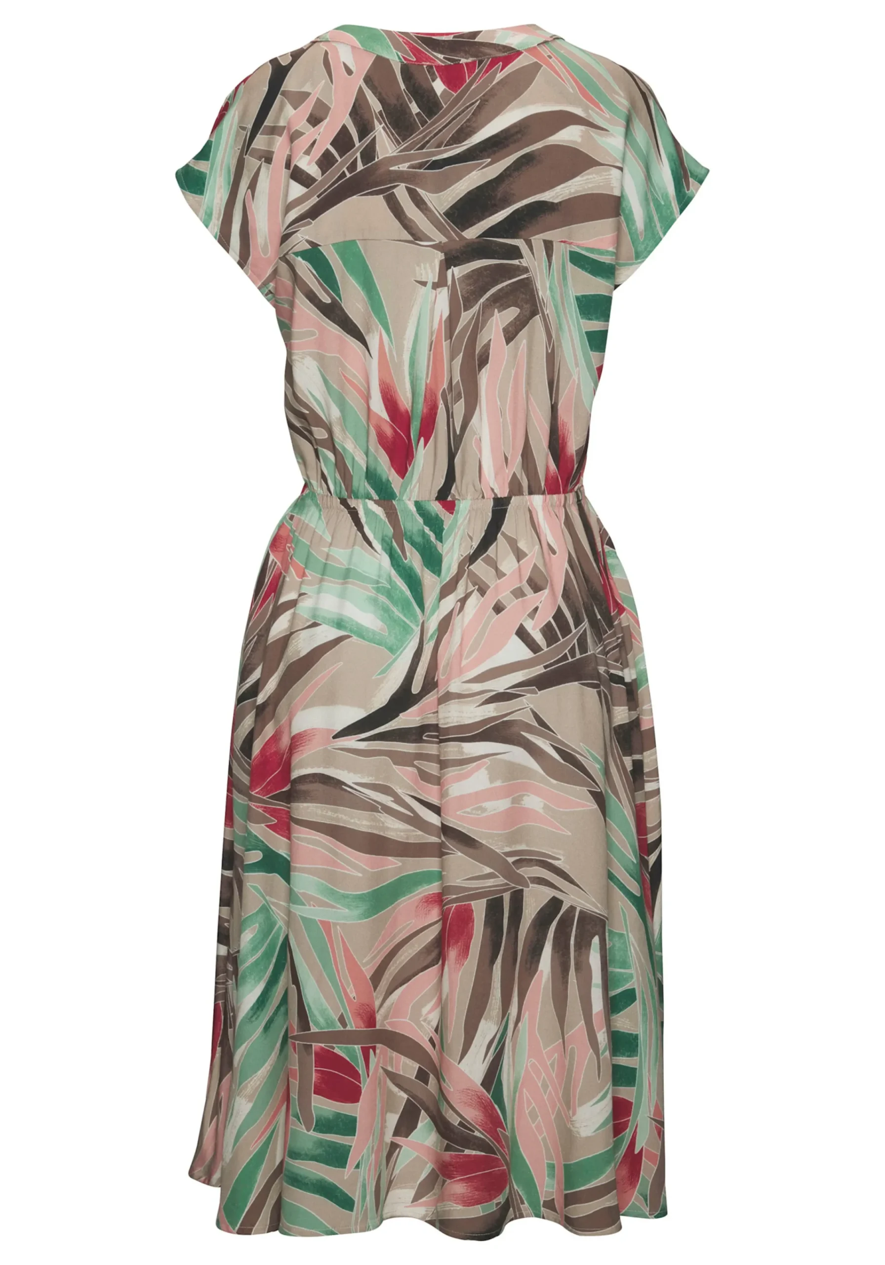 Strandkleider|Kleider|Vivance Midikleid sandbedruckt