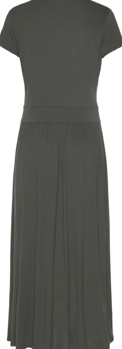 Kleider|LASCANA Midikleid dunkelgrün