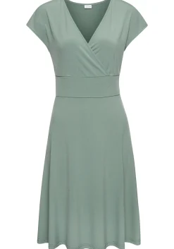 Strandkleider|LASCANA Midikleid sagegreen