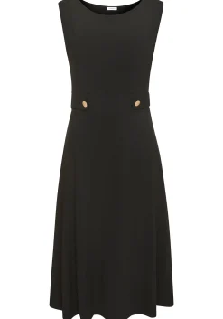 Strandkleider|Kleider|LASCANA Midikleid schwarz