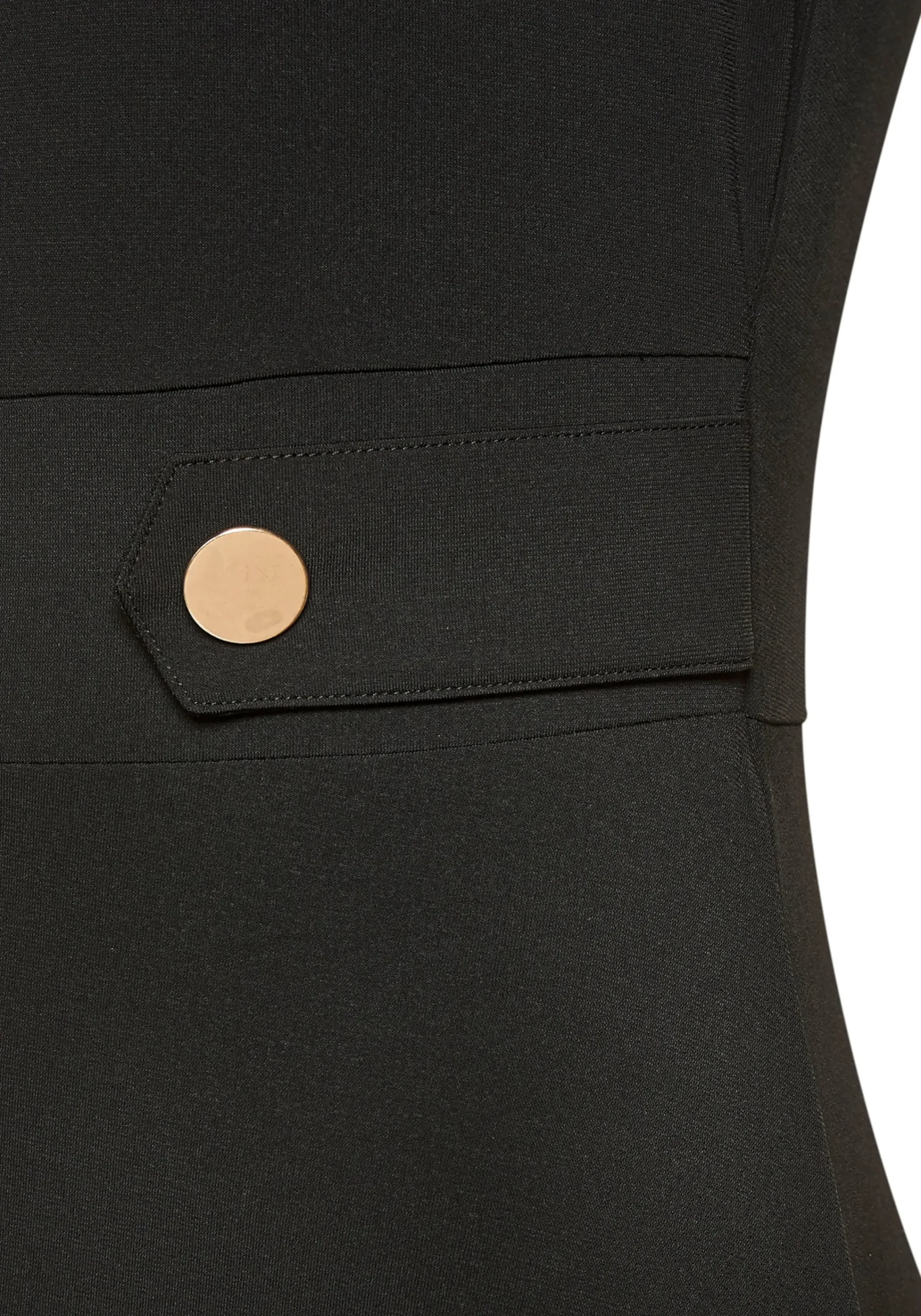 Strandkleider|Kleider|LASCANA Midikleid schwarz