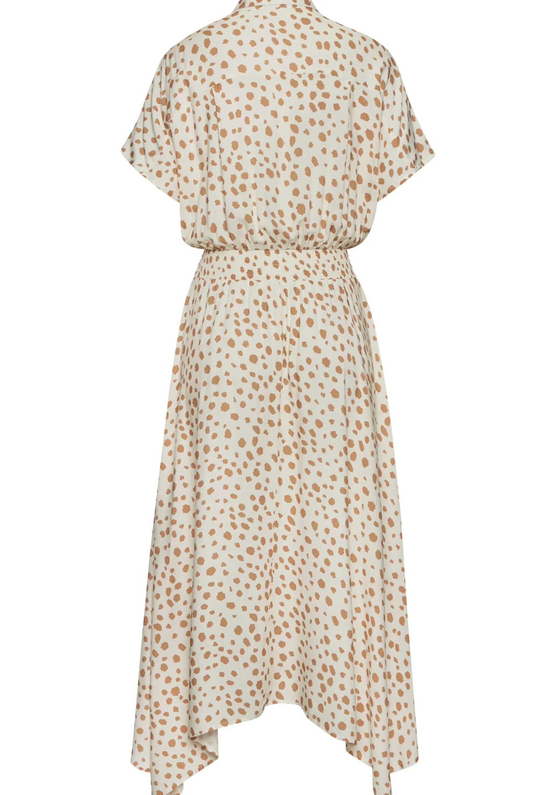 Kleider|LASCANA Midikleid creme-taupebedruckt