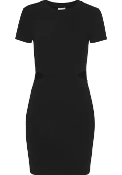 Strandkleider|LASCANA Minikleid schwarz