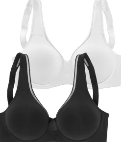 Bhs|petite fleur Minimizer-BH schwarz+weiß