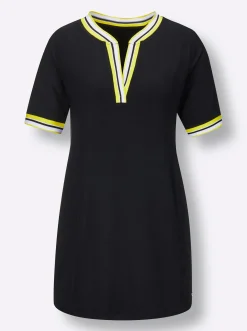 Homewear|Homewear| Modal-Longshirt schwarz