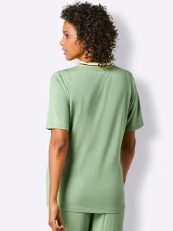 Homewear|Homewear| Modal-Shirt eucalyptus