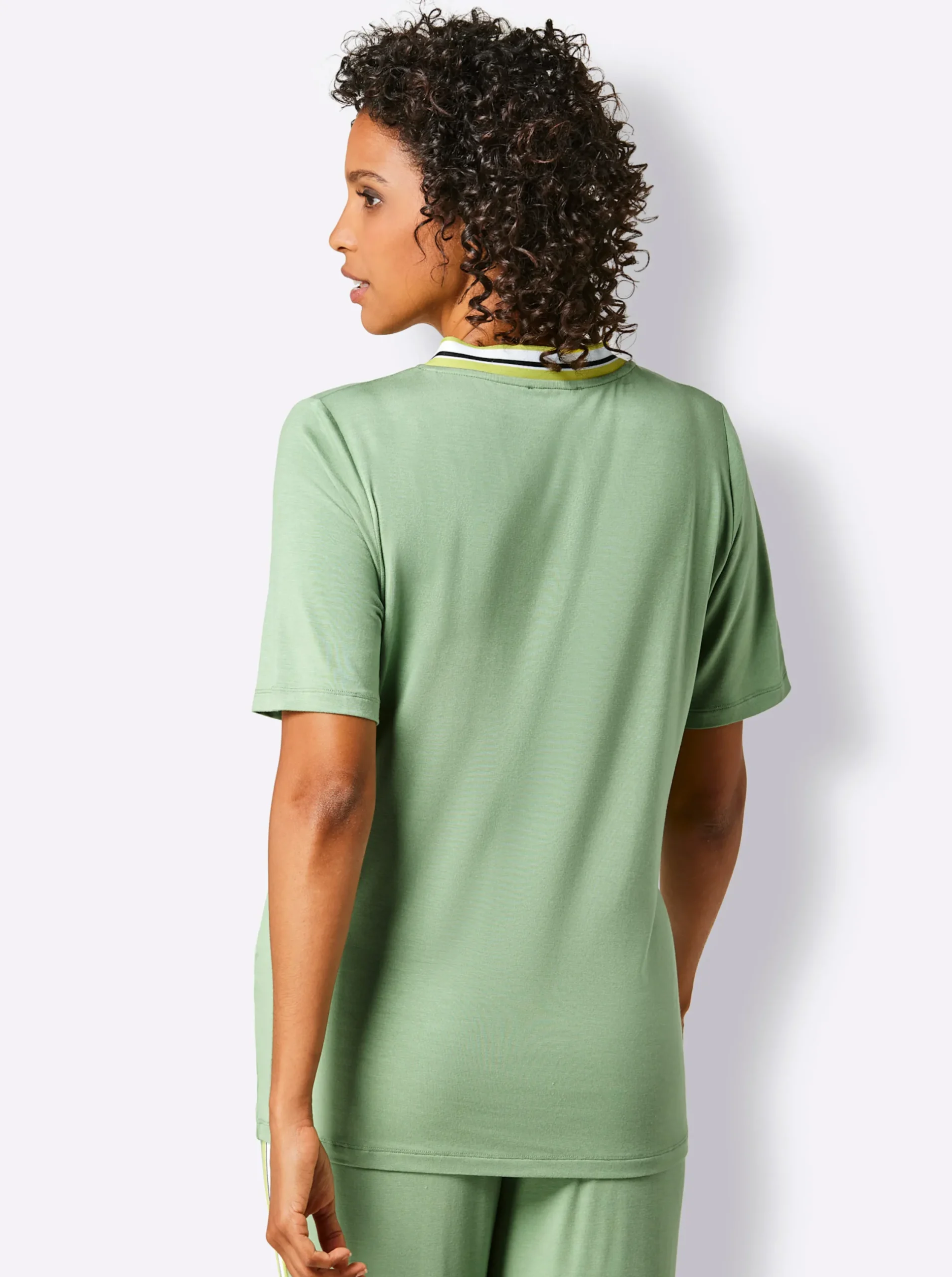 Homewear|Homewear| Modal-Shirt eucalyptus