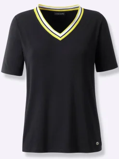 Homewear|Homewear| Modal-Shirt schwarz