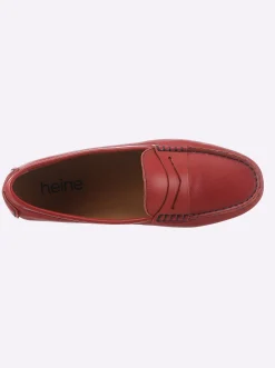 Mokassins & Slippers|heine Mokassin rot