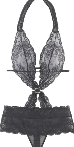 Bodies & Unterhemden|LASCANA Neckholder-Body schwarz