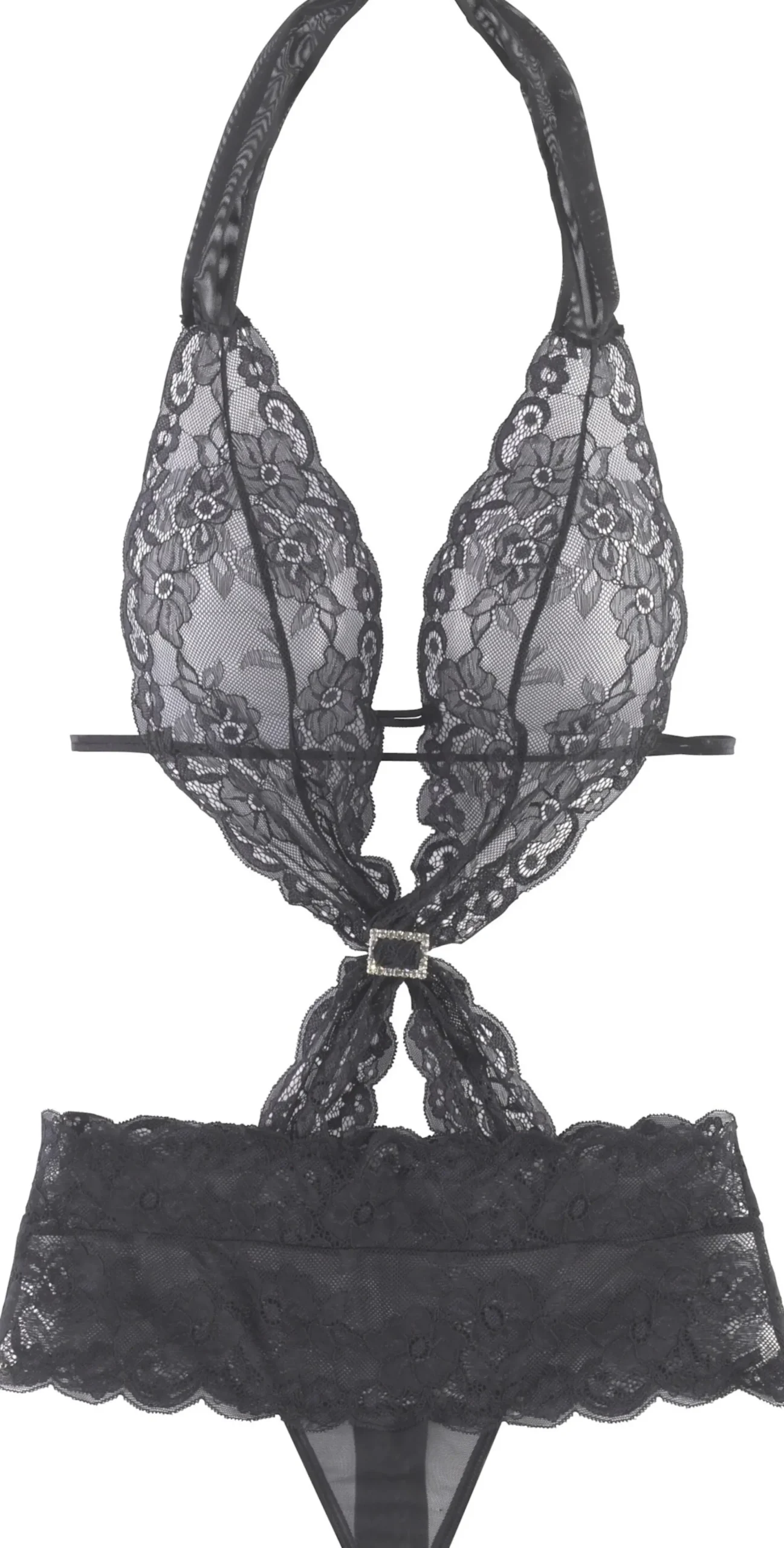 Bodies & Unterhemden|LASCANA Neckholder-Body schwarz