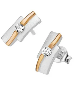 Schmuck| Ohrstecker Silbervergoldet925