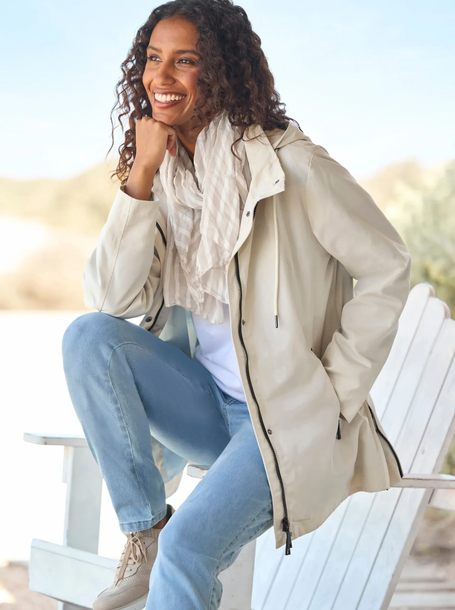 Jacken|heine Outdoorjacke sand