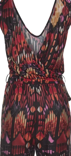 Strandmode|Buffalo Overall rot-bedruckt
