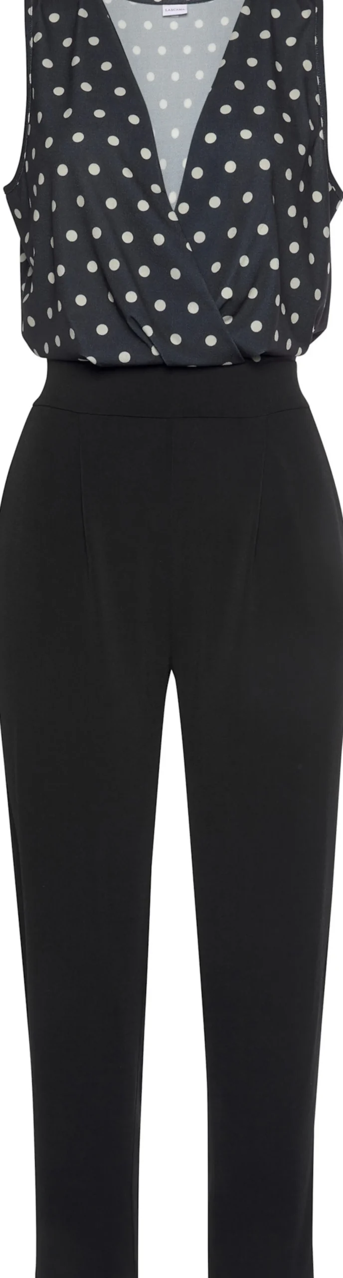 Overalls|LASCANA Overall schwarz-creme-bedruckt