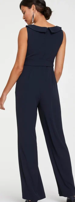 Overalls|heine Overall mit Bindegürtel marine