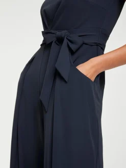 Overalls|heine Overall mit Bindegürtel marine