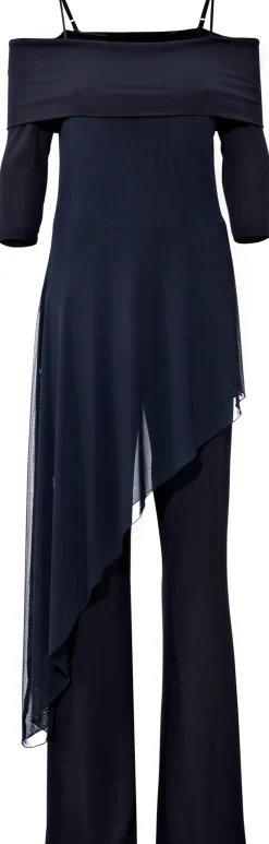 Overalls|heine Overall mit Carmen-Ausschnitt nachtblau