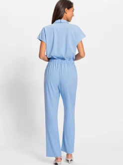 Overalls|heine Overall mit Druckkopf-Verschluss himmelblau