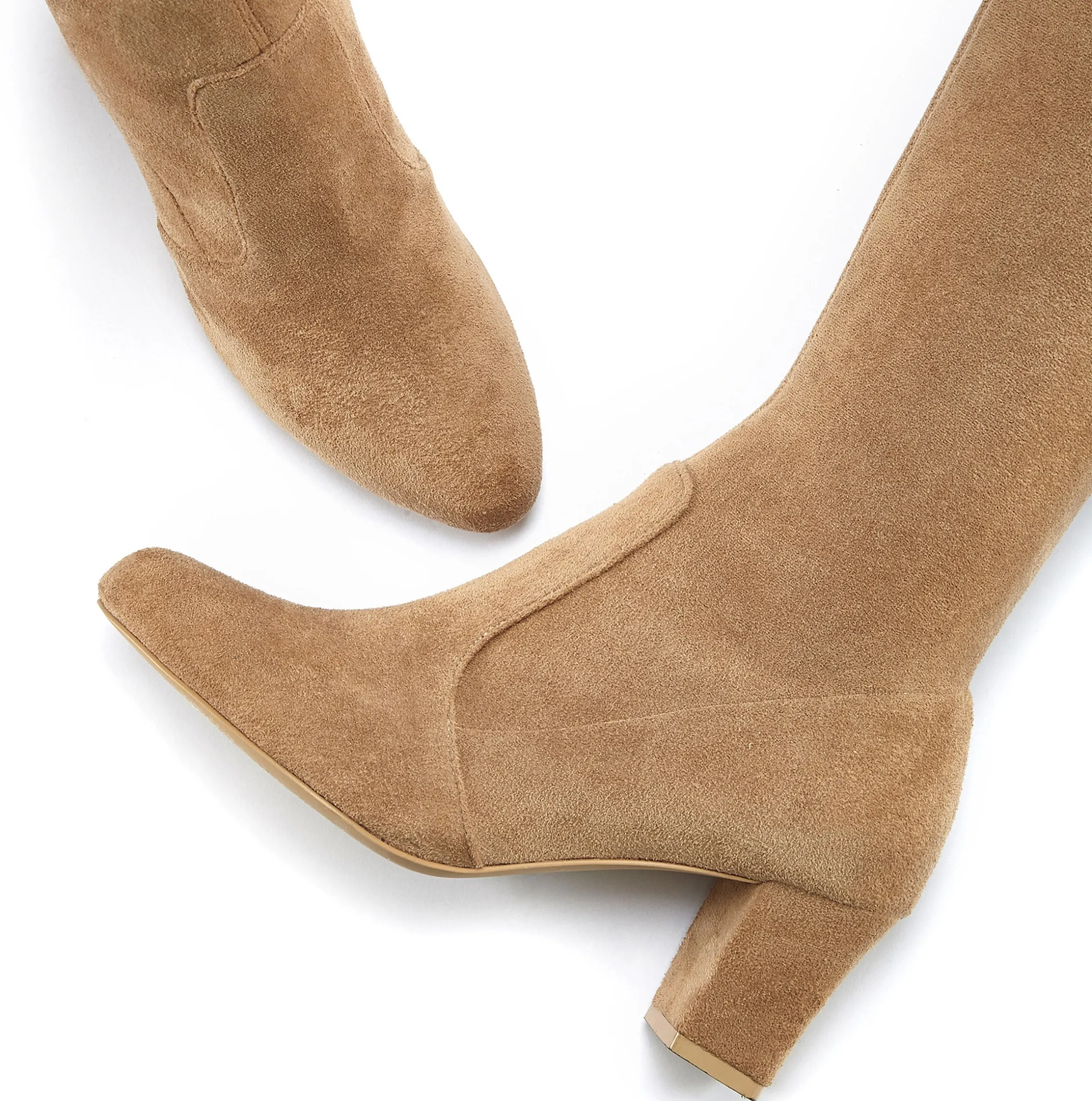 Stiefel|LASCANA Overkneestiefel sand