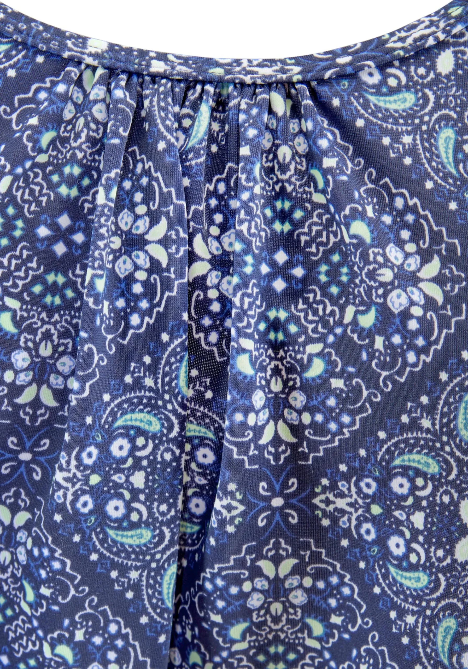 Tankinis|s.Oliver Oversize-Tankini marine-bedruckt