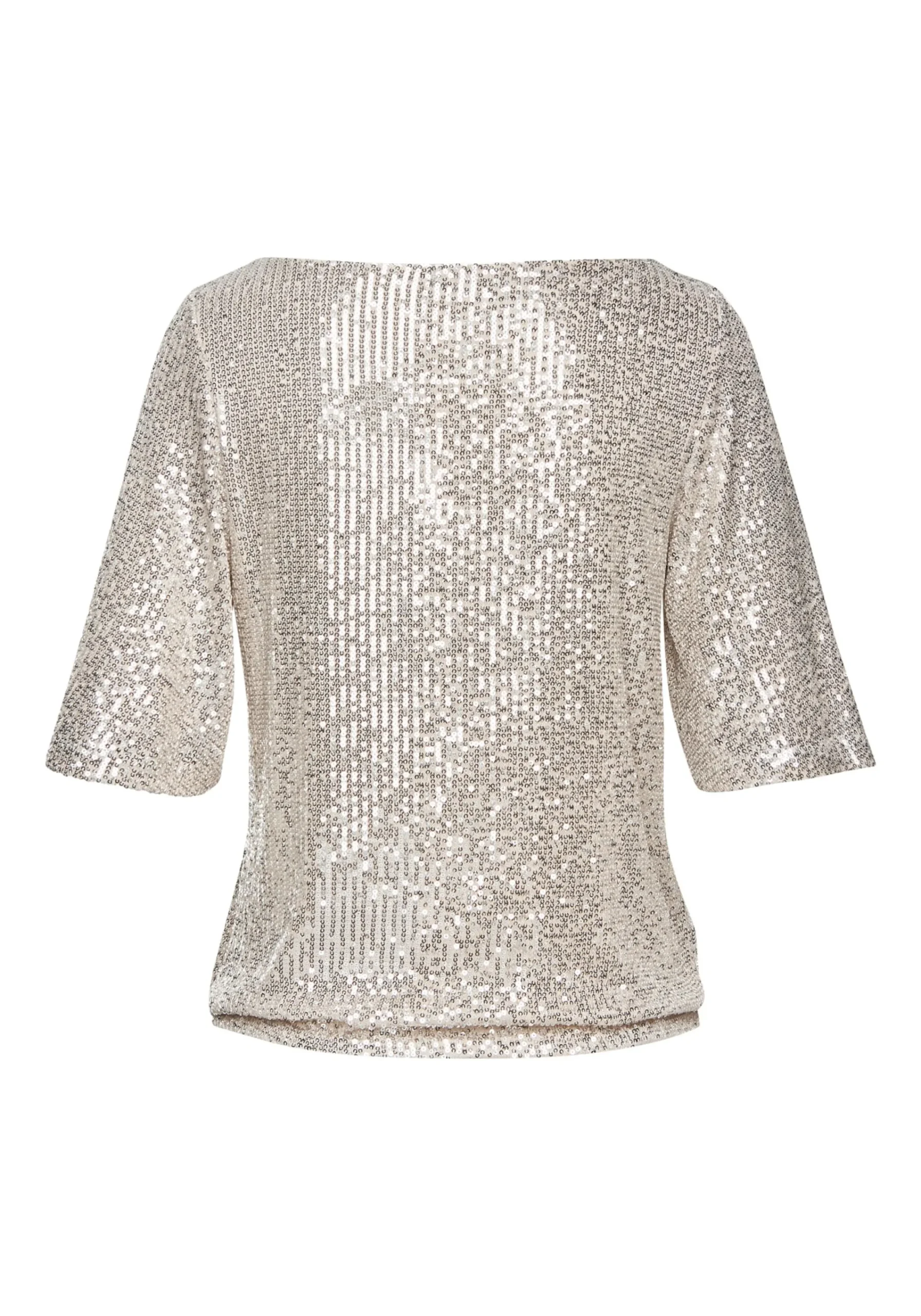 Strandmode|LASCANA Paillettenshirt champagner