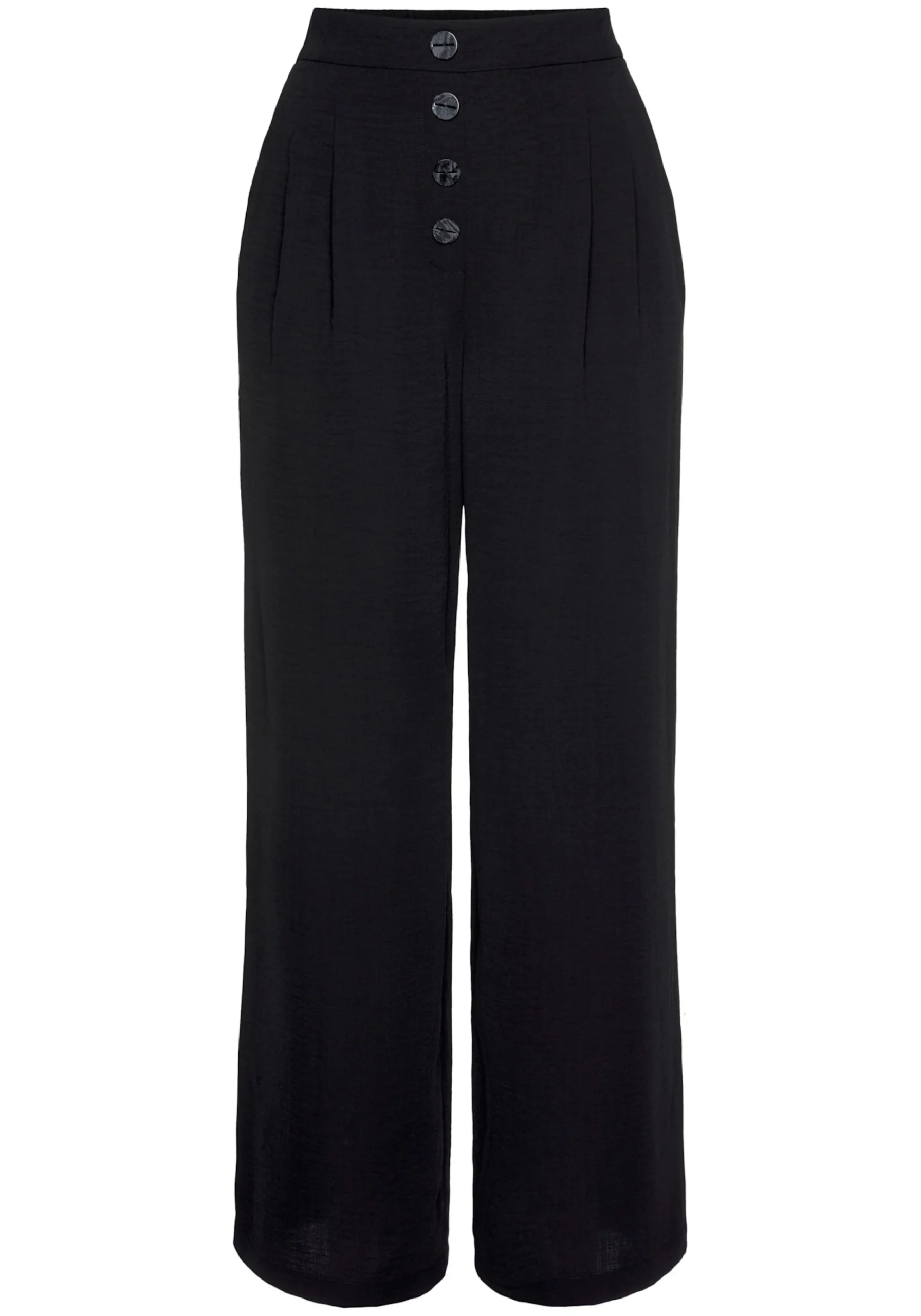 Strandmode|Hosen|LASCANA Palazzohose schwarz